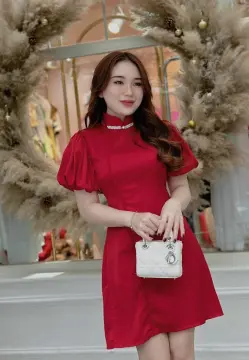 váy đỏ tết giá tốt Tháng 7 2023  Mua ngay  Shopee Việt Nam