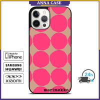 Marimekko338 Phone Case for iPhone 14 Pro Max / iPhone 13 Pro Max / iPhone 12 Pro Max / XS Max / Samsung Galaxy Note 10 Plus / S22 Ultra / S21 Plus Anti-fall Protective Case Cover