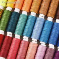 0.65mm Leather Waxed Thread Cord For DIY Handicraft Tool Hand Stitching Thread 25 Meters Round Waxed Sewing Line 32 Colors