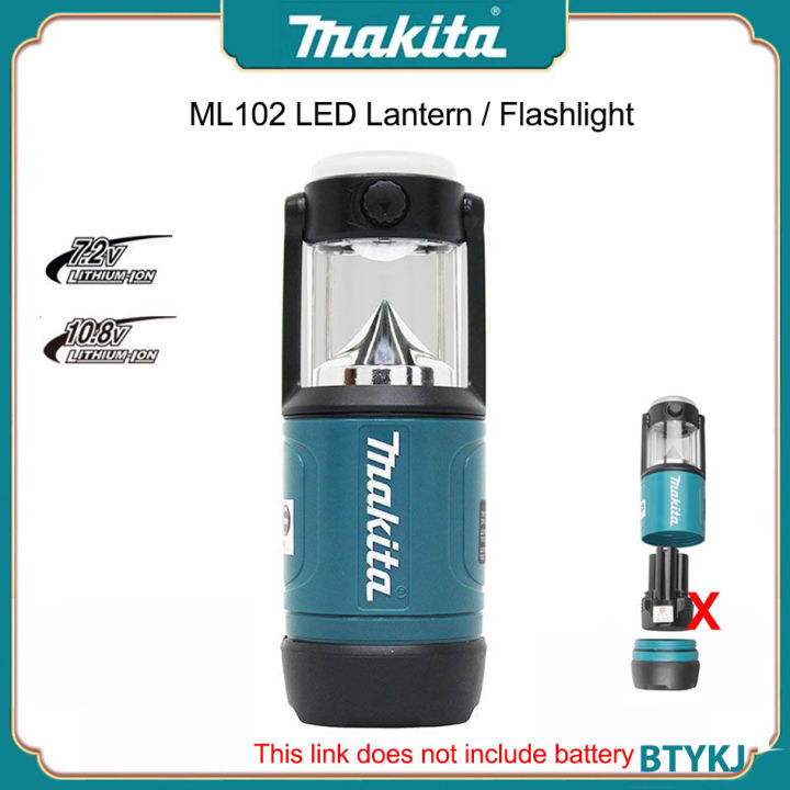 makita-โคมไฟ-led-ml102-7-2v-10-8v-12v-โคมไฟทำงานไร้สายอเนกประสงค์โคมไฟหลอดไฟแขวนกลางแจ้งฉุกเฉิน