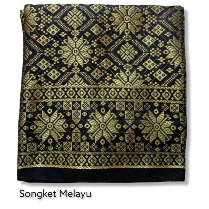 SARUNG SONGKET KAIN SAMPING DAN SELENDANG SELEMPANG KHAS MELAYU DENGAN ...