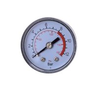 【YD】 1PC Air Compressor Pneumatic Fluid Pressure Gauge 0-12Bar / 0-180PSI