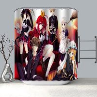 Nice High School DxD Anime Shower Curtains For Bathroom Curtain Decor 180x180cm Waterproof Mildew Proof Fabric Shower Curtain