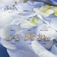 ต่างหูคริสตัล Siwan Crystal Fairy Butterfly Earrings