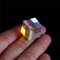 Optical Stained Glass ปริซึมหกด้าน Bright Light รวม Cube Dispersion โมดูลโปร่งใส Optical Glass ของเล่นการสอนเครื่องมือ