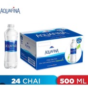 HỎA TỐC HCM Thùng 24 chai nước tinh khiết Aquafina 500ml 24 chai x 500ml