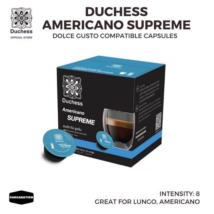Dolce Gusto Americano Supreme Duchess Pods Compatible 12 Capsule Lazada PH