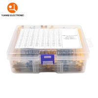 【DT】hot！ 1/4W 1/8W 1/2W 1W 2W Metal Film Resistor 130 Values 0.125W 0.25W 0.5W 1  Resistance Assortment Assorted Set