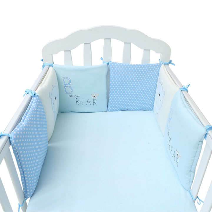 6pcsset-baby-bed-protector-crib-bumper-pads-baby-bed-bumper-kids-safety-bed-around-cotton-blend-crib-anti-collision-anti-fall