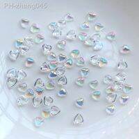 100pcs 5mm heart-shaped Crystal Rhinestone DIY decorative accessories crystals wedding decoration diamonds for nails