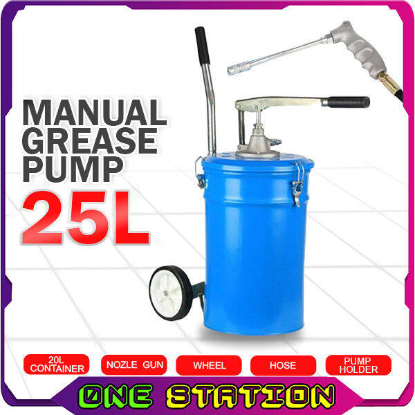 25L manual grease pump/ hand operated grease pump PAM GRIS 油脂泵 | Lazada