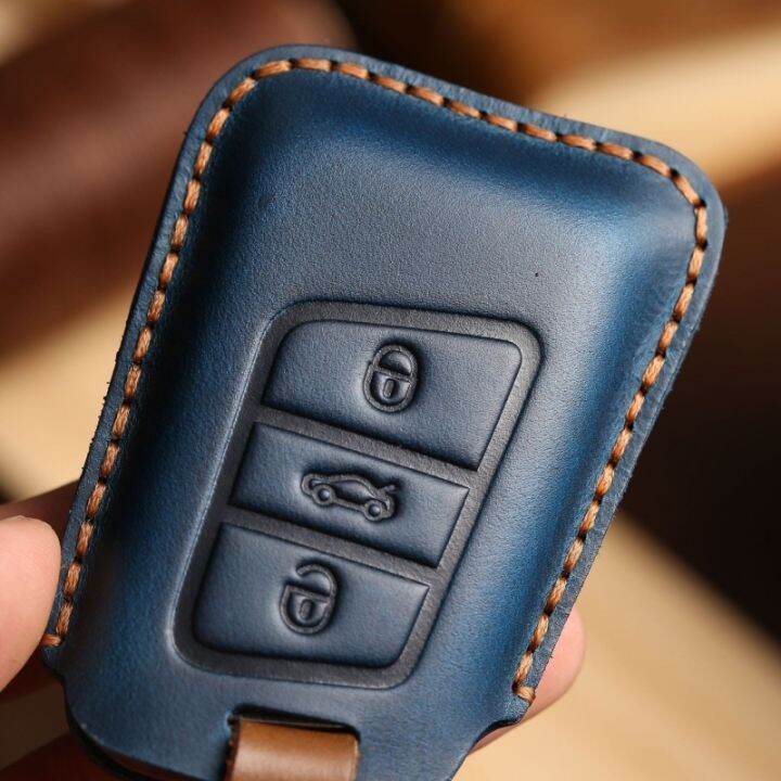 cw-suitable-for-volkswagen-passat-volkswagen-magotan-golf-tiguan-touareg-key-ring-protection-bag-leather-car-key-cover-key-case