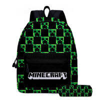 Mine Crafts เป้สะพายหลังการ์ตูนสำหรับเด็กหญิงเด็กชายแพ็กเกจใหม่พร้อมส่งในวันศุกร์0000