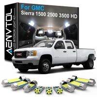 ไฟการส่งข้อมูลแบบติดต่อกันนำตกแต่งภายใน AENVTOL สำหรับ GMC Sierra 1500 2500 3500 HD 1988-2016 2017 2018 2019 2020อุปกรณ์เสริมแผนที่โคมไฟทรงโดม