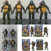 NECA TMNT นินจาวัยรุ่นกลายพันธุ์เต่าราฟาเอล Da Vinci ไมเคิลโดนาเทลโลตุ๊กตาขยับแขนขาได้ของเล่นของขวัญตุ๊กตาขยับได้