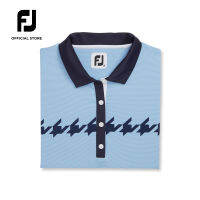 FootJoy FJ ProDry Performance Cap Sleeve Houndstooth Print Womens Shirt (Asian Fit)