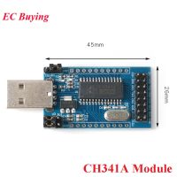 CH341A โปรแกรมเมอร์ USB ไป UART ตัวแปลง IIC SPI I2C TTL แบบขนานโมดูลตัวแปลงพอร์ตออนบอร์ดแผงไฟ LED แสดงสถานะการทำงาน