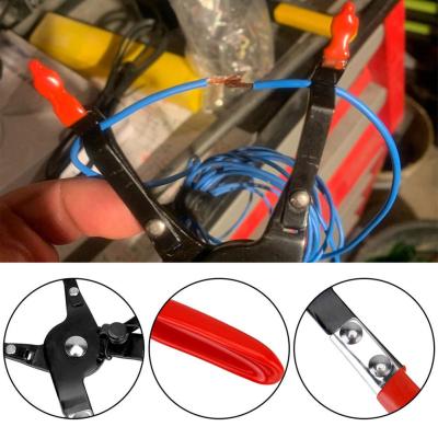 2 Wires Innovative Wire Welding Clamp Car Vehicle Soldering Car Repair Pliers Hold Aid Maintenance Tool D9I7
