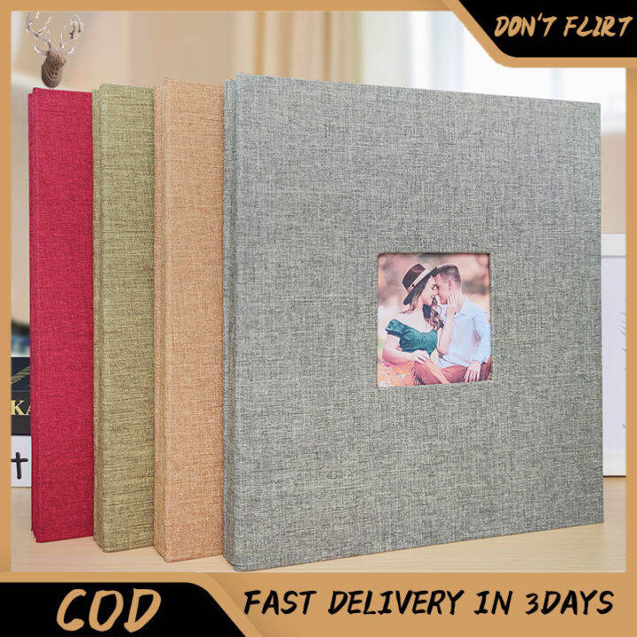 DIY retro selfadhesive album book albumSelf Adhesive Photo Album 8R / 10inch Lazada PH