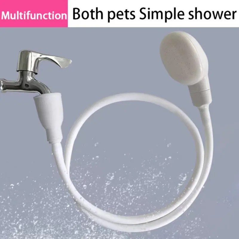 Shower Spray Hose, Pets Shower Head Spray Drains Strainer Pet Bath