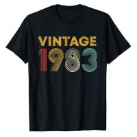 ใหม่อินเทรนด์ผู้ชายเสื้อยืด40th ของขวัญวันเกิดวินเทจ1983ผู้ชาย40ปีเสื้อยืดคำพูดอ้าง G Raphic Tee