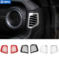 MOPAI Car Air Conditioning Vent Outlet Decoration Cover Sticker for Jeep Wrangler JL 2018+ for Jeep Gladiator JT 2018+