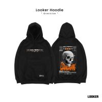 HOODIE แบบสวมแบรนด์ LOOKER SIZE XL รอบอก 48 ยาว 30 นิ้ว