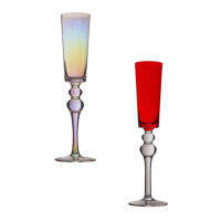 Art Classic 200-250ml Beads Goblet Family Bar Restaurant Festival Wine Cup Pumpkin Pattern Champagne Glass Art Drinkware