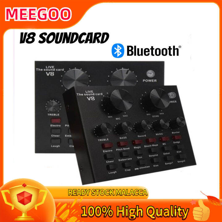V8 Sound Card with Bluetooth V8 Interface External Usb Bluetooth Sound