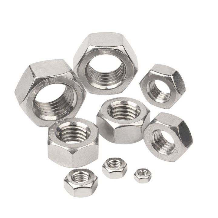 1-50-100-pcs-a2-304-stainless-steel-hex-hexagon-nut-untuk-m1-m1-2-m1-4-m1-6-m2-m2-5-m3-m4-m5-m6-m8-m10-m12-m16-m20-m24-baut-sekrup