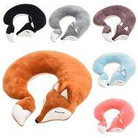 Travel pillow U Shape Neck pillow Cute Fox pillow hug sleeping pillows ornamental pillow office sleep Pillow Travel pillows