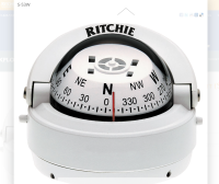 เข็มทิศทางทะเล เข็มทิศนำทางทางทะเล กันน้ำสำหรับเรือ RITCHIE EXPLORER SURFACE MOUNT COMPASS S-53W