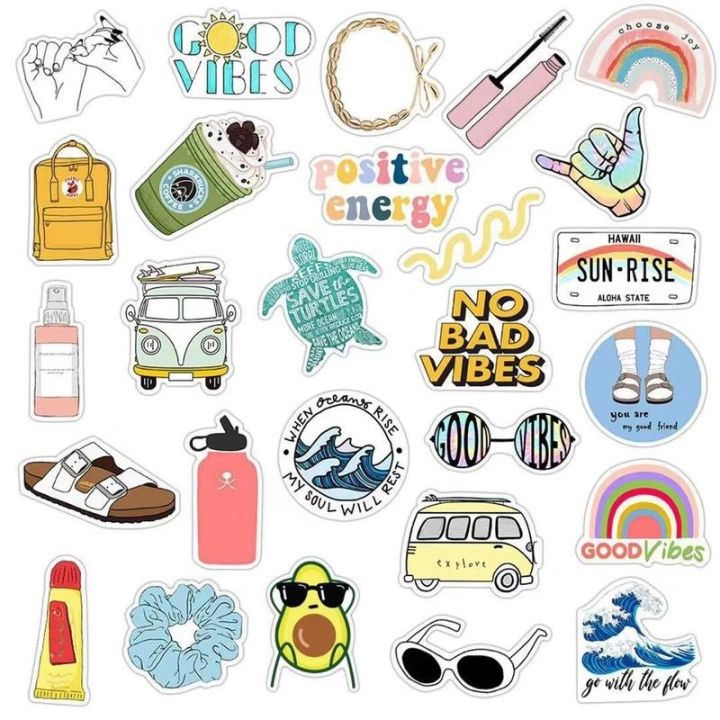 10-30-50-100pcs-essential-stuff-for-water-bottles-stickers-suitable-for-luggage-laptop-diy-trendy-guitar-stickers-children-toys