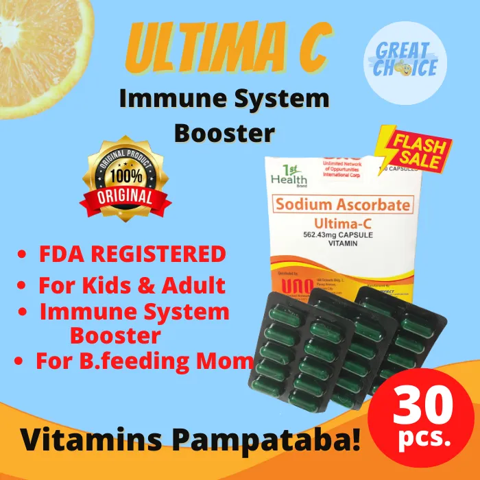 Vitamins na PAMPATABA ULTIMAC 30 CAPSULE na pampataba, sodium