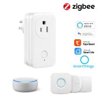 อะแดปเตอร์อะแดปเตอร์อะแดปเตอร์อะแดปเตอร์ Zigbee ที่ปลั๊กจ่ายไฟตัวเมียจาก Google Home 10a Hu-E Smart Smartthings