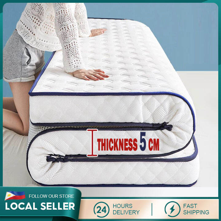 [Shipping from Manila] 2 Inch Latex Mattresses Memory Foam Mattress