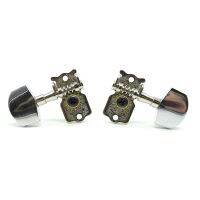 ? Old-fashioned guitar knobs folk guitar open-style tuners silver screws symmetrical up and down old-fashioned 28 universal Delivery within 24 hours