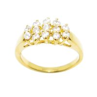 แหวนผู้หญิงมินิมอล แหวน cz แหวนเพชร ประดับเพชร cz สวยวิ้งวับ แหวนผู้หญิงแหวนแฟชั่น ชุบทอง ชุบทอง24เค บริการเก็บเงินปลายทาง