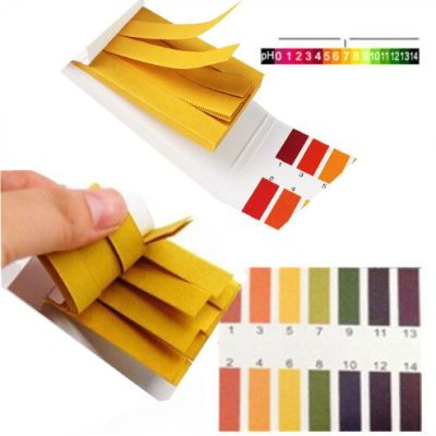 80 Strips/Set Professional 1-14 PH Litmus Paper PH Test Strips With Control Card Aquarium Cold Water Fish Tank Testing Kit #YY Inspection Tools