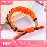 Jacky สร้อยข้อมือสิงโตน้อยสะท้อนแสงโฮโลแกรมคู่สีดำและสีขาว