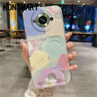 KONSMART เคสกระเป๋าใส่บัตรสไตล์เกาหลีแบบใหม่ Realme 11 NFC 4G / 11 Pro + / Realme11pro / Realme11 11X 5G เคสซิลิโคนนิ่มหน้ายิ้มได้ REALME11 PRO 2023