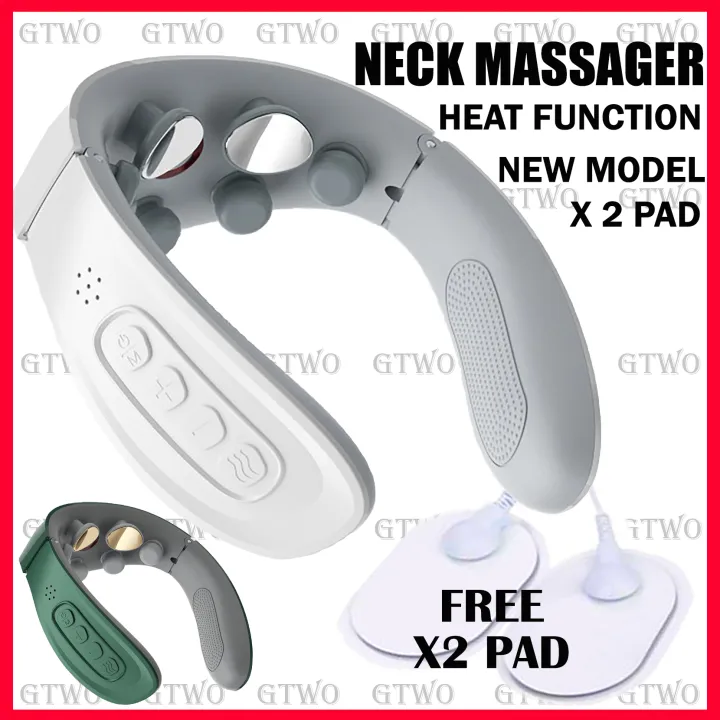 GTwo Neck Massager EMS Device Neck Pain Migraine Neck Tension Pain ...