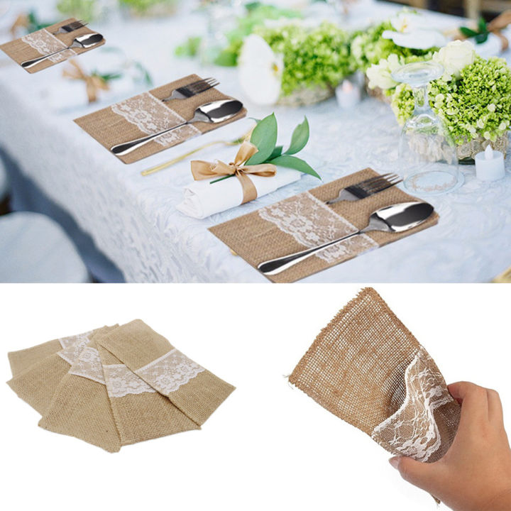 hot-tableware-utensil-holder-natural-burlap-lace-silverware-holder-fork-cutlery-pouch-for-vintage-rustic-wedding-covered-pouch