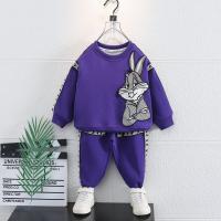 Boys Autumn Clothing Suit 2022 Baby Autumn Handsome Fashionable Sports Childrens Clothing Childrens Sweater Cartoon Two Piece Set