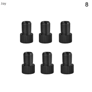 Jay 6 PC Nhôm Xe Đạp Xe Đạp Van Presta Để Schrader Chuyển Đổi Xe Van