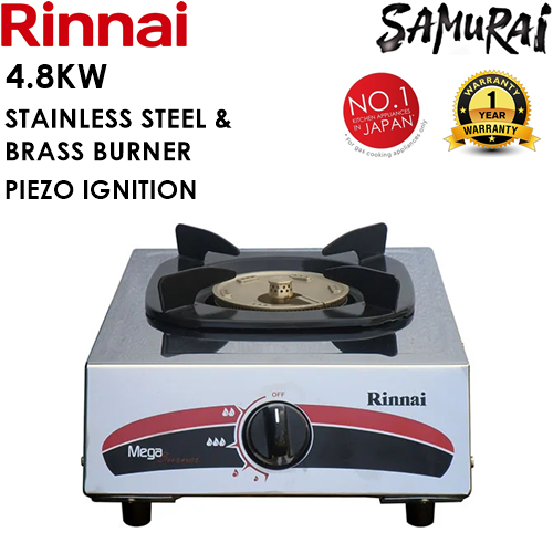 RINNAI DOUBLE RING BURNER GAS STOVE 4.8 KW RI511M Lazada