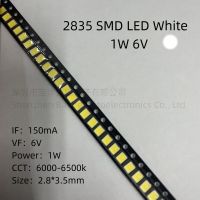 2835 1W SMD LED  White 6/9/18/36V Light Emitting Diode 100pcs/Lot Electrical Circuitry Parts