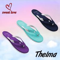 [A Full of energy]❄Sweet Love Thelma รองเท้าแตะ Flip Flop แฟชั่นและในบ้านคุณภาพสูงกลางแจ้งสำหรับผู้หญิง (W164)