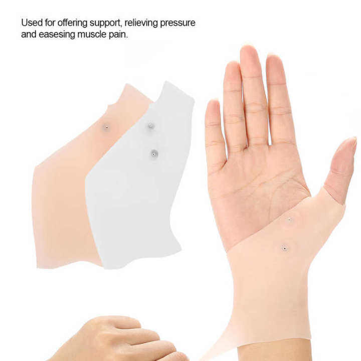 Silicone Gel Wrist Glove Therapy Wrist Hand Thumb Support