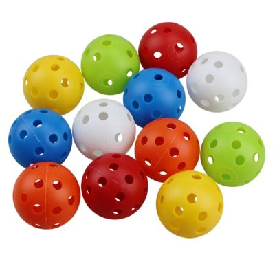 ลูกพิคเกิลบอล40หลุมลูกพิคเคิลบอลกลางแจ้งทนทานลูกบอลดองมาตรฐาน74มม. แพ็ค5ชิ้น